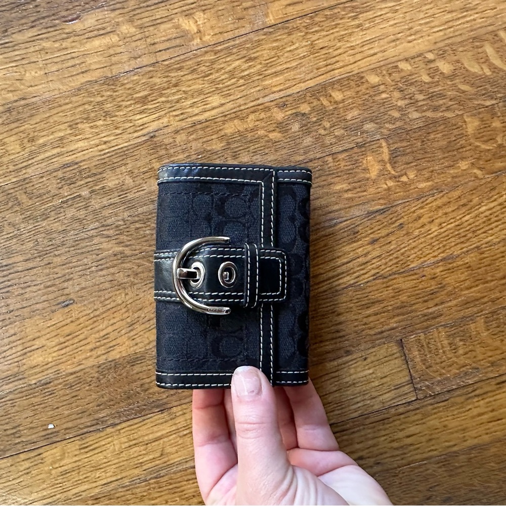 Black Coach Wallet